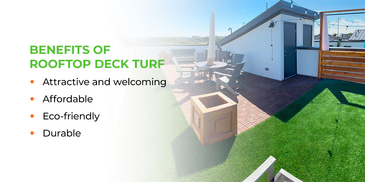 Benefits of Rooftop Deck Turf