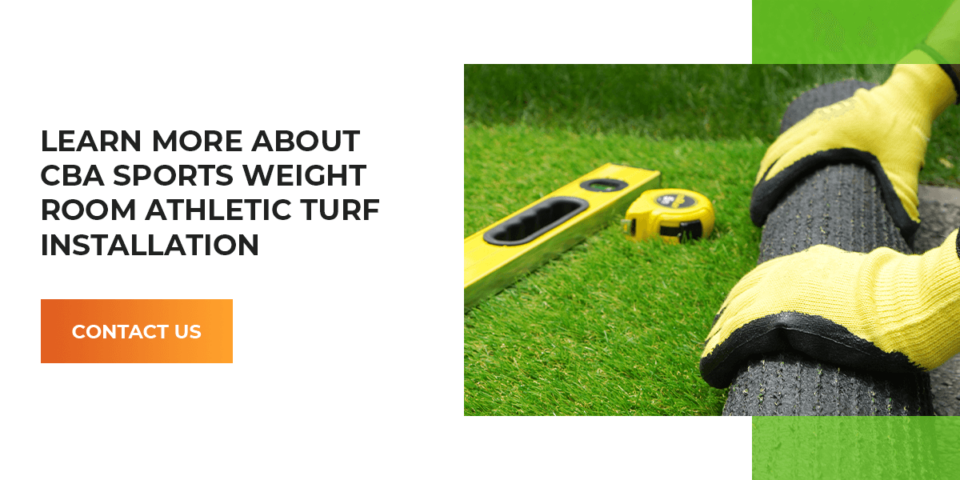 Learn More About CBA Sports Weight Room Athletic Turf Installation