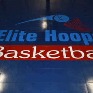 Elite hoops basketball flooring project complete.