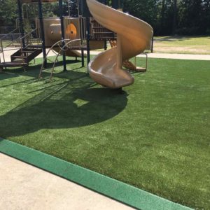 playground turf installed by CBA Sports for a public playground
